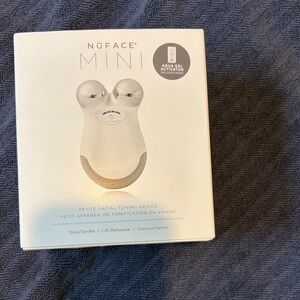 NuFace Mini Petite Facial Toning Device in White and Silver